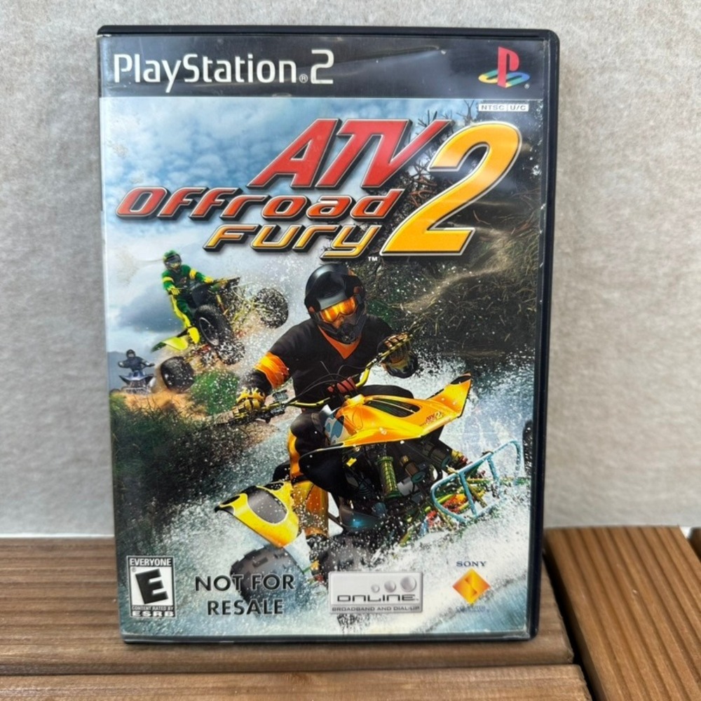PlayStation 2 PS2 ATV Offroad Fury 2 Video Game Disc Manual Case
